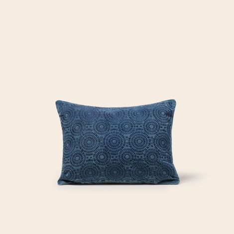 Housse de coussin en Velours brodé de fil coton SOLAYA (1/4)