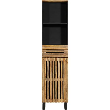 Maison Exclusive - Credenza 38x34x160 cm in Legno Massello di Mango Grezzo (1/5)