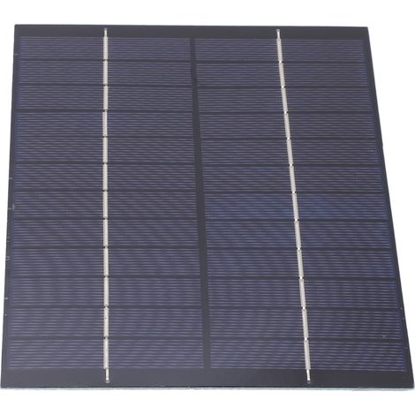 Panneau solaire polycristallin 5.2W 12V portable pour projets DIY - Connecteur DC 5521 (1/5)