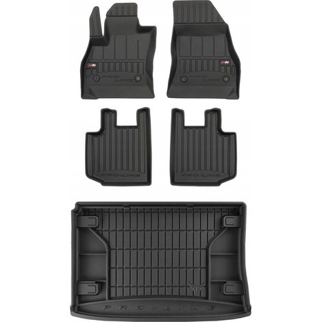 SET 3D Tappetini e tappetino per bagagliaio Fiat 500L 2012-2022 d (1/5)