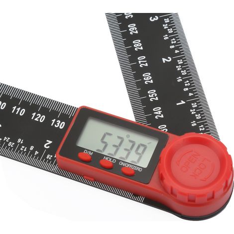 Inclinomètre Numérique en Acier Inoxydable 360° Haute Précision (200mm) (1/5)