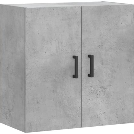 Maison Exclusive - Mobile a Parete Grigio Cemento 60x31x60 cm in Legno Multistrato