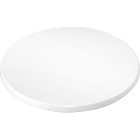 Plateau de table rond 600 mm blanc - Bolero