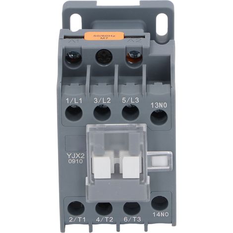 Contacteur CA à bobine de cuivre, normalement ouvert, à contacts argentés, 9 A, pour la sécurité, 110 V CA (1/5)