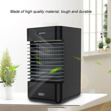 Climatiseur Portable Mini Ventilateur Humidificateur Système Sans Fil Refroidisseur Plug110- Compact Silencieux 3-en-1 (1/4)