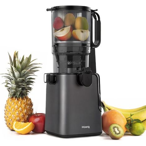 H.Koenig Estrattore Slow Juicer GSX26 con ampia apertura