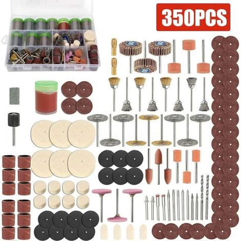 Outil abrasif pour Dremel, outil rotatif, ponçage, meulage, raffiné, lame de scie, tambour de ponçage, roue de polissage en laine (1/5)