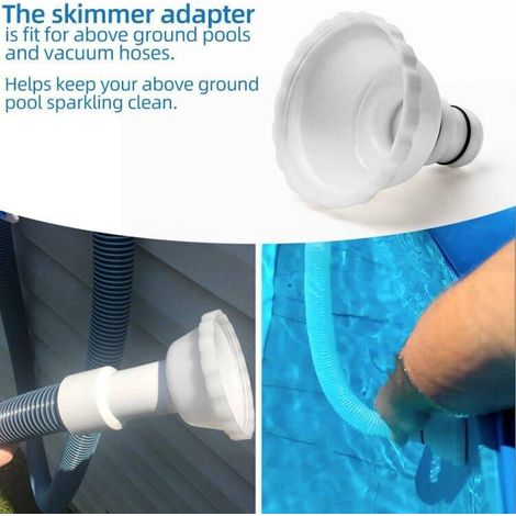 Adaptateur pour aspirateur de piscine RP/RX Skimmer Waves 1,5" - Accessoire de connexion