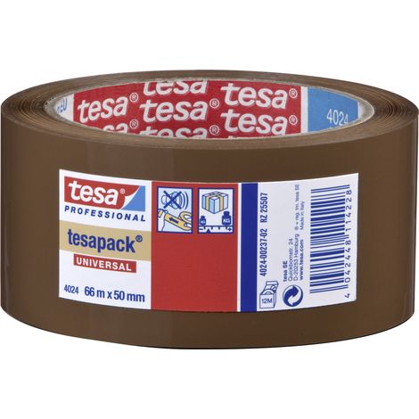 Verpackungsklebeband PP tesapack® 4024 chamois Länge 66 m Breite 50mm Rolle TESA (1/3)