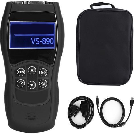 Outil Diagnostic Auto VS890, Scanner Multimarques avec Détection de Pannes, Instrument de Test Véhicule Multilingue (1/4)