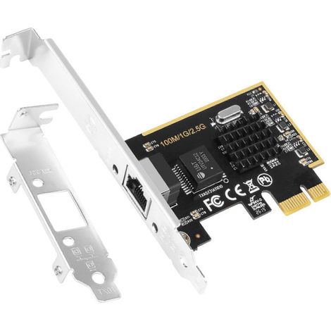 Für Intel RTL8125 Gigabit Ethernet PCIE x1 2500M Netzwerkkarte RJ45 LAN-Adapter