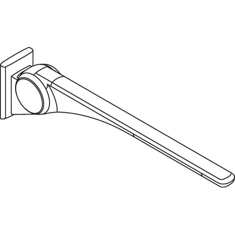 HEWI 802.50.40560 Poignée d'appui rabattable SD Basic, 900 mm (1/2)