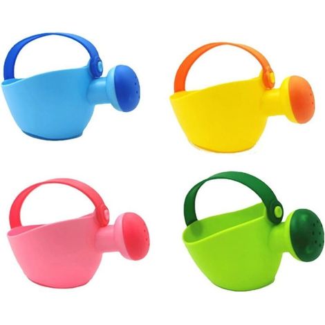 4pièces Petit Arrosoir avec Pommeau pour Enfant, Arrosoirs pour Enfant, Outils De Jardinage pour Enfant, Équipement De Jardin, Seau D'arrosage pour Filles (Couleur Aléatoire) (1/5)