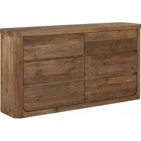 Console de rangement en bois vieilli - naturel vieilli (1/5)