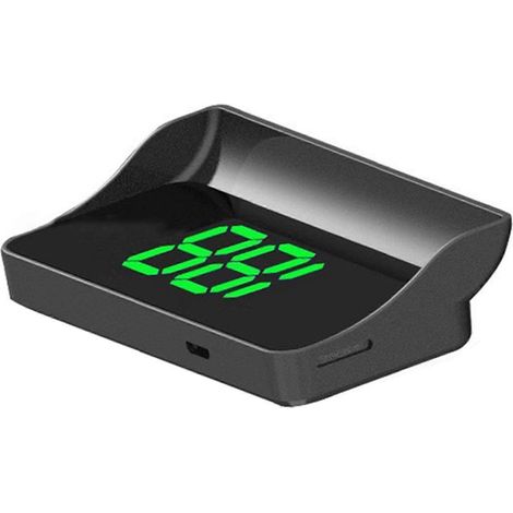 Affichage tête haute (HUD) pour voiture - Compteur de vitesse GPS numérique en MPH, antireflet pour tous les véhicules