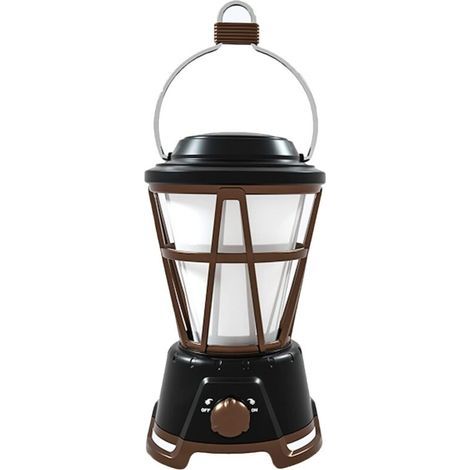 LED Camping Lantern, Powerful 1000lm Rechargeable Camping Lamp, Flashlight for Outdoor Lighting, 2 Adjustable Brightness Modes, Waterproof Camping Light for Camping, Hiking, Rescue, Fishing (1/5)