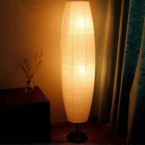Lampadaire en papier de riz, lampe haute, lampes de salon, lampe sur pied en papier de riz, lampe de chevet, abat-jour uniquement (1/4)