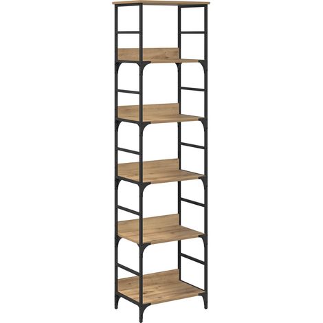 Bücherregal Artisan-Eiche 50 x 33 x 188,5 cm Holzwerkstoff vidaXL