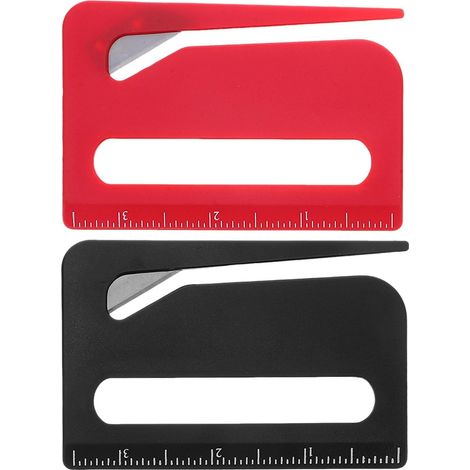 Cutter de sécurité, lame sûre et robuste avec loupe échelle (1/5)