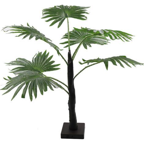 Lampe à palmiers alimentée par USB à piles pour les