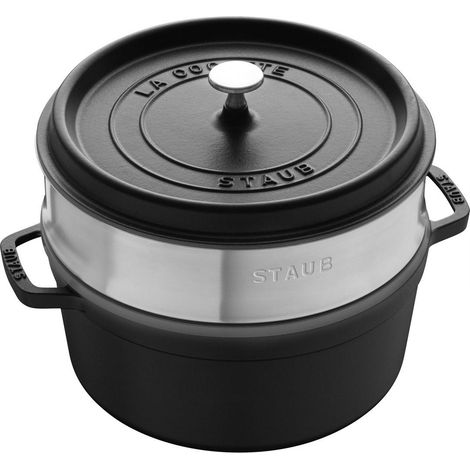 Zwilling Cocotte Ronde en Fonte Noir 3,8 Litres (1/2)