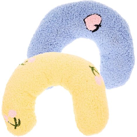 2pièces Coussin De Cou Forme De u pour Chat Doux Et Portable Coussin De Protection du Cou pour Chaton pour Dormir Profondément (1/5)