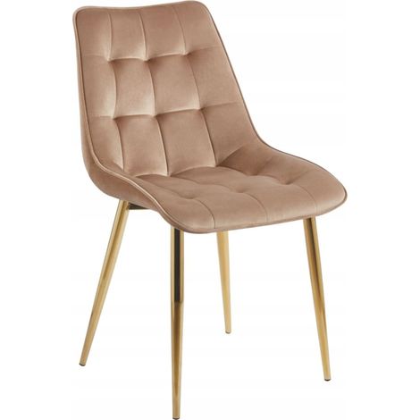 Sedia J262-1 (G) velluto cappuccino Riviera 24 (1/5)