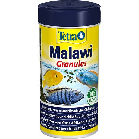 Gránulos Tetra Malawi 250 ml - alimento para peces del biotopo de Malawi