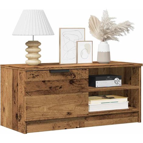 TV-Schrank Altholz-Optik 80x35x36,5 cm Holzwerkstoff