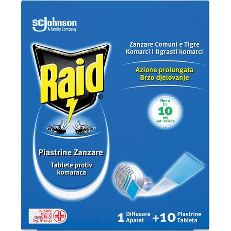 ANTIZANZARE ELETTRICO A PIASTRINE 'BASE' con 10 ricariche