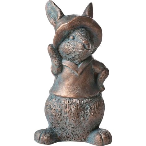 Gartenfigur KONAKRY Kaninchen Braun