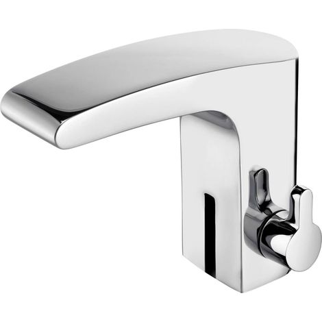 Miscelatore lavabo 120 ELEGANCE con sensore IR con piletta 1 1 / 4Z funzionamento a batteria 6 V cromato KEUCO (1/4)