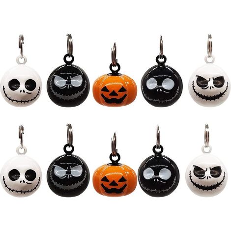 Clochette Citrouille - Décoration Halloween - DIY Artisanat - 10 Pièces