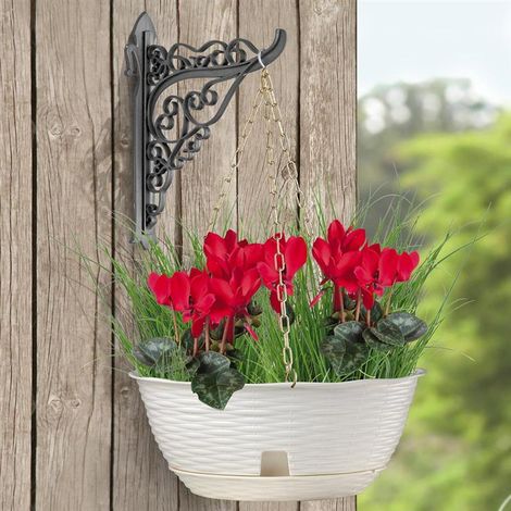 Ciotola per Fiori Kit Appendibile Ø Panna Bama Paglia 30 x 13 cm (1/2)