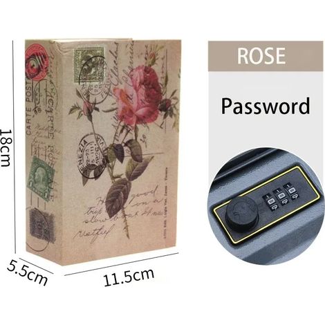 Filiyano-Tirelire, coffre-fort à mot de passe pour espèces et pièces (rose) (1/3)