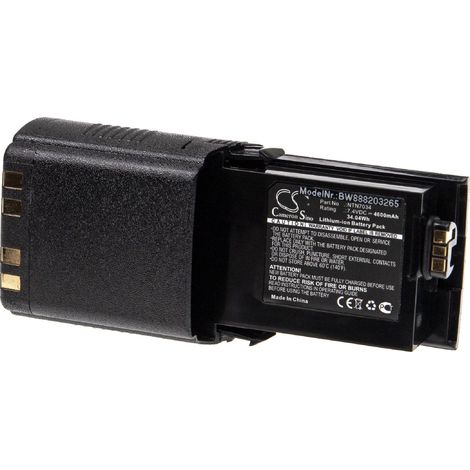 vhbw Battery Replacement for Motorola NNTN8921C, NTN7034, PMMN4403, PMNN4486, PMNN4486A for Radio, Walkie-Talkie (4600mAh, 7.4 V, Li-ion)