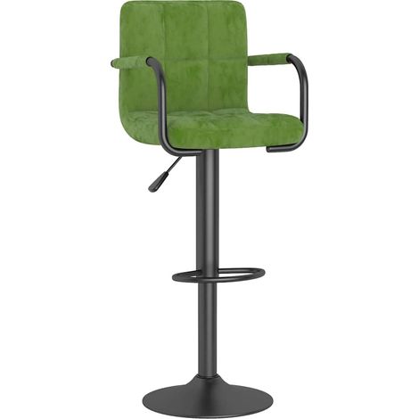 Maison Exclusive - Barhocker Hellgrün Samt (1/5)