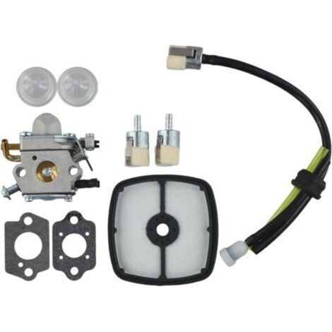 Kit carburateur pour echo PB200 PB1000 PB2100 PB-2155 Souffleur ES-2100 Déchiqueteuse Remplace C1U-K42 pour Zama 12520020560 9 pièces (1/5)