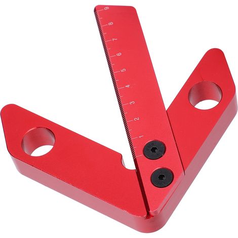 45/90° Centreur en alliage d'aluminium Traceur de ligne Mesure pour menuiserie (1/5)