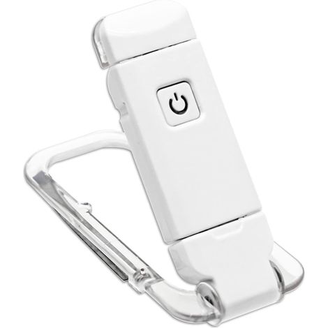 Leselampe, wiederaufladbare USB-Clip-Lampe, flexibler und tragbarer Clip, weiches Licht für die Augen, kompakt und langlebig, perfekt zum Lesen im Bett (1/5)