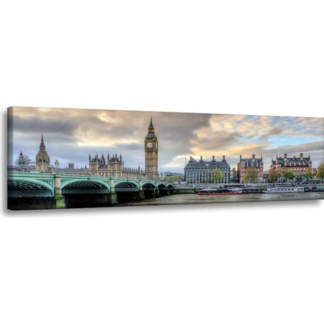 Leinwanddruck Architektur London Big Ben 135 x 45 cm