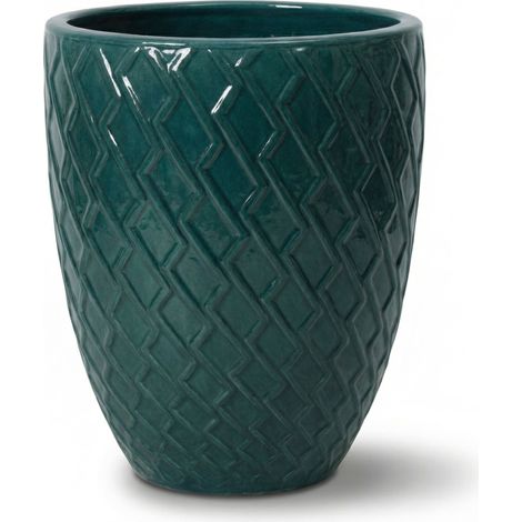 Vaso ZEUS 41x55cm blu petrolio