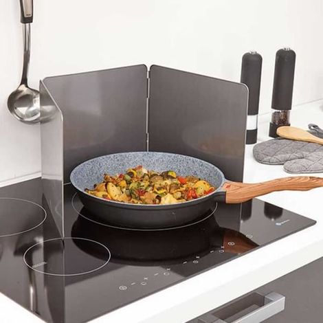 SHOP-STORY - PANNEAU ANTI-ÉCLABOUSSURES : Plaque de cuisson anti-éclaboussures (1/4)