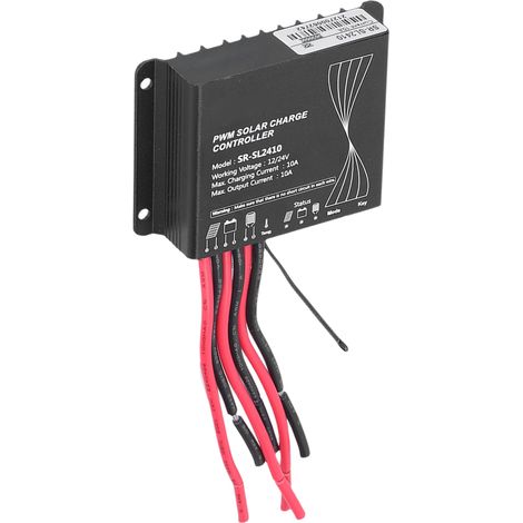 10A PWM-Solarladeregler, wasserdichter Solarmodul-Laderegler, Wohnmobilzubehör, IP67-Energiemanagement (1/5)