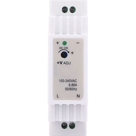 Alimentation secteur DIN 12 V / 1,25 A (15 W) – Modèle DR-15-12 – Sortie stable, faible ondulation (1/5)