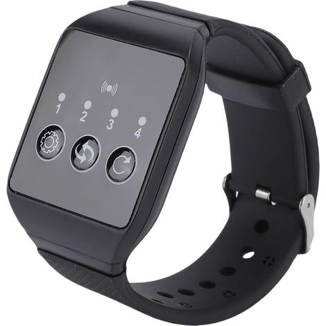 Système de Téléavertisseur de Montre étanche sans Fil avec 1 Récepteur et 1 émetteur pour la Maison, Les Camping-Cars, Panneau Solaire en Option (1/5)