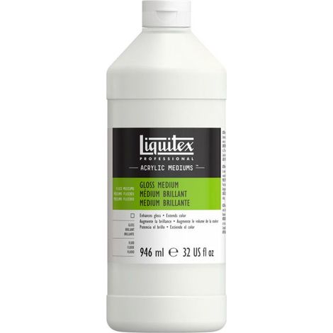Additif Vernis Brillant - LIQUITEX - Taille M - 946 ML - Pour Adultes - Mixte