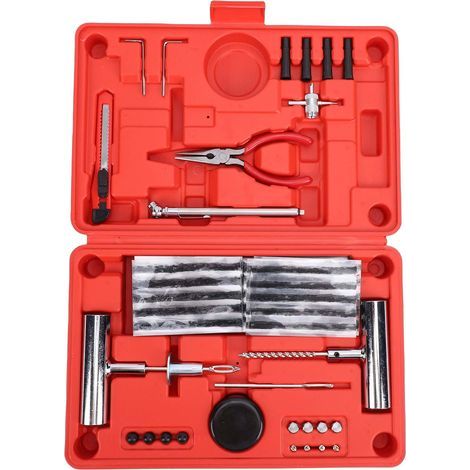Tire repair kit 86 pieces tubeless portable car puncture (1/5)