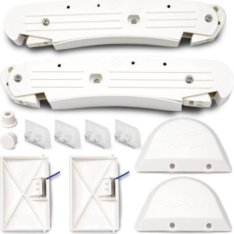 Kit d'entretien pour robot nettoyeur de piscine, 2 balancements, 2 caches avant/arrière, 2 volets, 4 sabots, compatible Hayward Navigator Arneson Pool Vac Ultra (1/4)