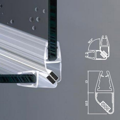 Guarnizione Magnetica Box Doccia Angolo Vetro 4mm 5mm EC-514 Angolo 90 (1/3)